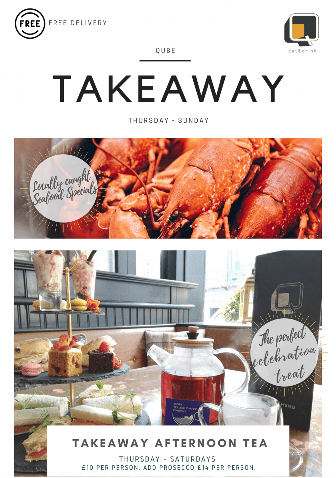 Takeaway Menu | Restaurant in Tenby, Pembrokeshire